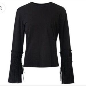 3.1 Phillip Lim Tie-Cuff Top SZ S